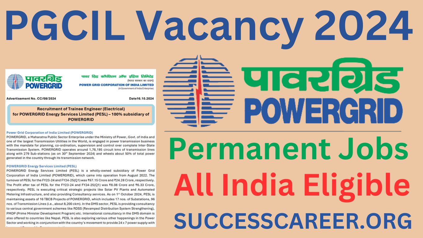 PGCIL Recruitment 2024